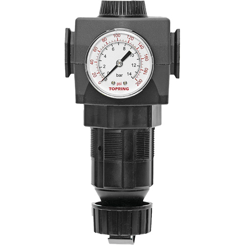 MODULAIR 400 Zinc Diaphragm Regulator, 1/2" NPT, 300 psi Max. PSI, In Line/Modular Consource