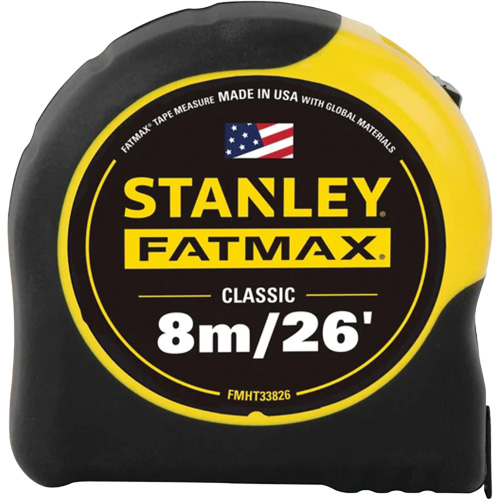 FATMAX&reg; Tape Measure, 1-1/4" x 26'/8 m, Imperial & Metric Graduations Consource