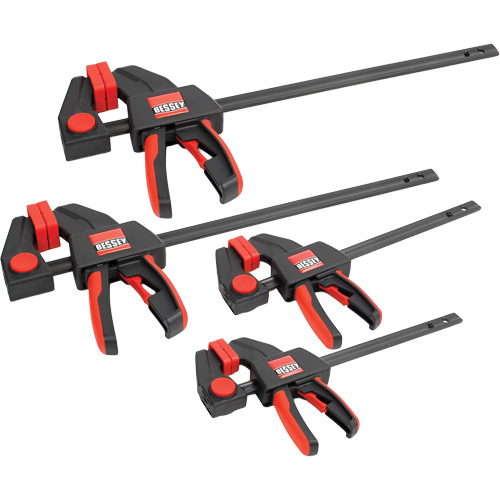 4-Piece Medium & Large Trigger Clamps Set, 12" (304.8 mm)/6" (152.4 mm) Consource
