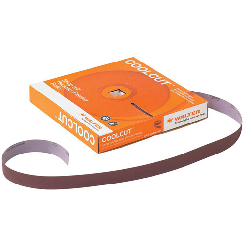 Papier abrasif manuel Coolcut, Oxyde d'aluminium, 2" la x 150' lo, Grain P60 Consource