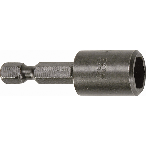 Tourne-&eacute;crou pour vis SAE de feuille m&eacute;tallique, Embout 1/4", Prise 1/4", 1-3/4" lo, Magn&eacute;tique Consource