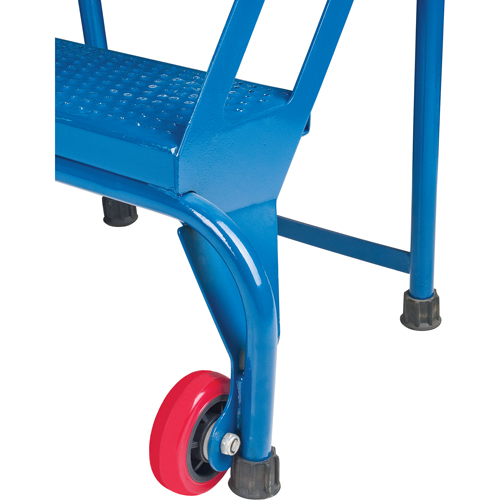 Portable Folding Ladder, 4 Steps, Perforated, 40" High Consource