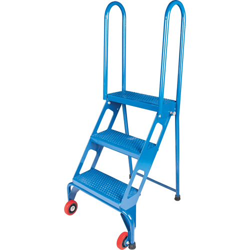 &eacute;chelle pliante portative, 3 marches, Perfor&eacute;, Hauteur 30" Consource