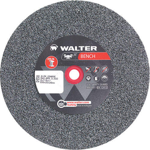 Bench Grinding Wheels, 8" x 7/8", 1" Arbor, 1 Consource