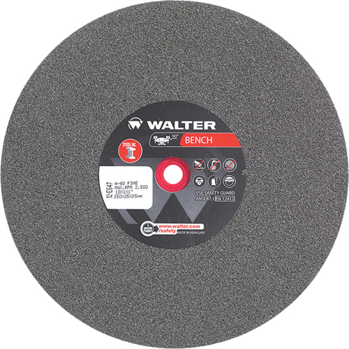 Bench Grinding Wheels, 10" x 1", 1" Arbor, 1 Consource