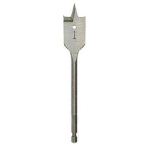 Flat Boring Bit, 13/16" Diameter, 1/4" Hex Shank, 6" Length Consource