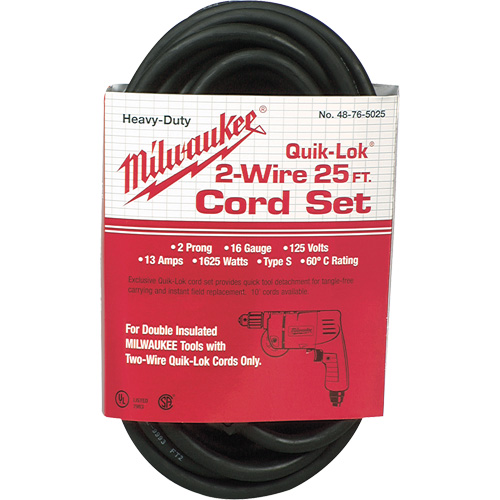 2-Wire Quik-Lok&reg; Cord Consource