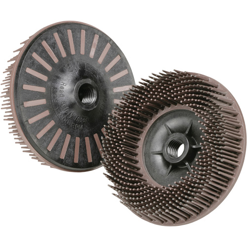 Scotch-Brite Radial Bristle Discs for Right Angle Grinders, Ceramic, 36 Grit, 4-1/2" Dia. Consource