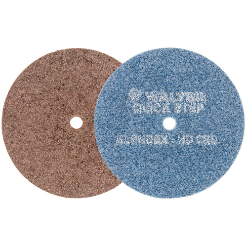 Disque de pr&eacute;paration de surface QUICK-STEP BLENDEX, 5" dia., Grain Extra grossier, Oxyde d'aluminium Consource