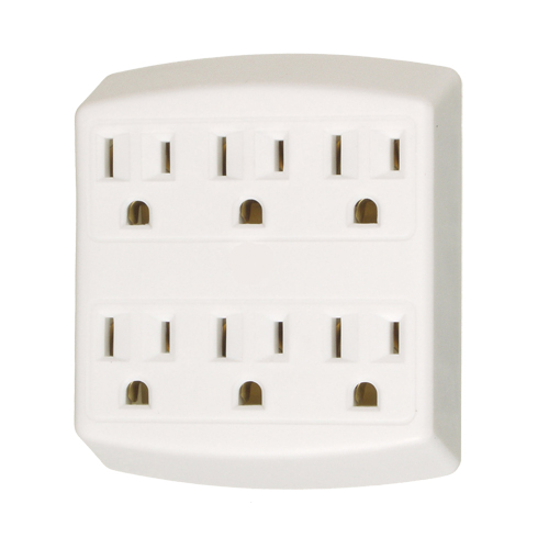 Adaptors, 6 Outlet(s), 15 Amps, 1875 W, 125 Consource