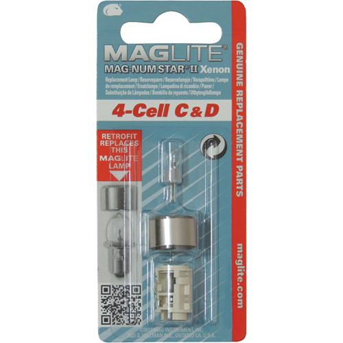 Replacement Bulb for 4-Cell C & D Flashlights Consource