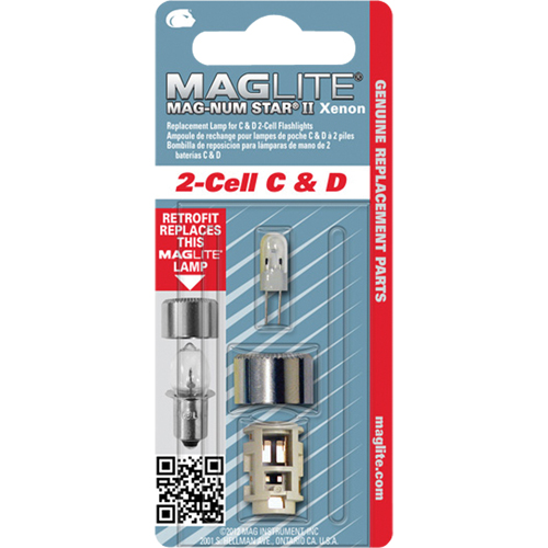 Replacement Bulb for 2-Cell C & D Flashlights Consource