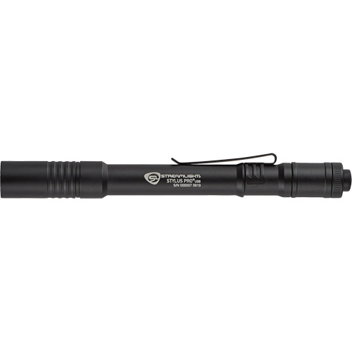 Lampe stylo USB Stylus Pro, DEL, 350 lumens, Corps en Aluminium, piles Rechargeable, Compris Consource