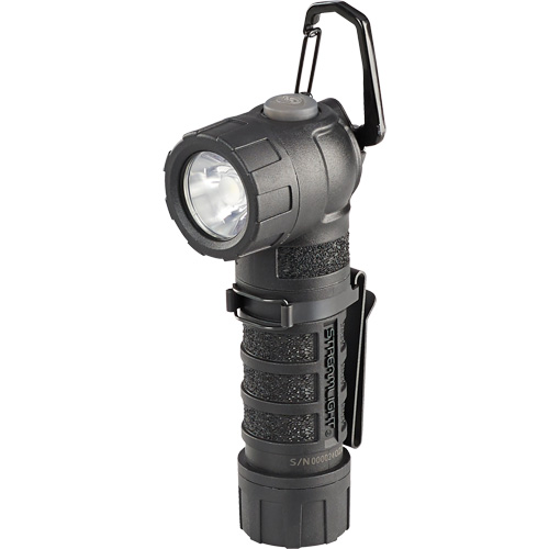 PolyTac&reg; 90 X Right Angle Flashlight, LED, CR123A Batteries, Polymer Consource