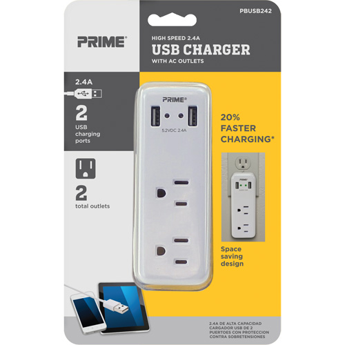 Prime&reg; USB Charger Consource