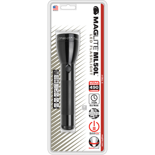Flashlight, LED, 490 Lumens, C Batteries Consource