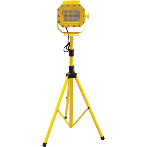 Explosion Proof Floodlight with Tripod, LED, 40 W, 5600 Lumens, Aluminum Housing Consource