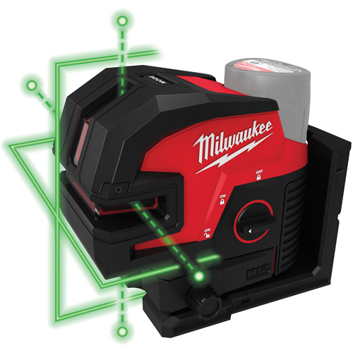 M12 Green Cross Line & 4-Points Laser Consource
