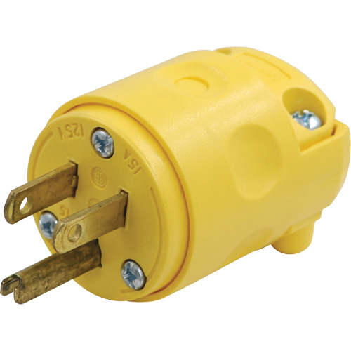 Replacement Plug, PVC, 15 A, 125 V Consource