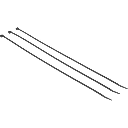 Steel Barb Cable Tie, 7-3/10" Long, 50 lbs. Tensile Strength, Black Consource