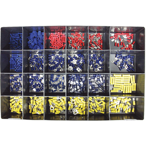 600-Piece Vinyl Insulated Terminals Kit Consource