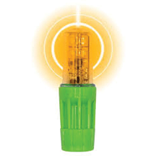 Lampe &agrave; DEL tr&egrave;s lumineuse Rocket II pour les fouets d'avertissement style &agrave; douille 1156, Clignotement, Ambr&eacute;e Consource