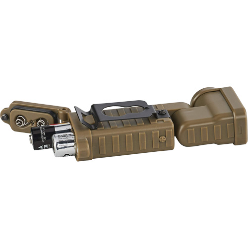 Lampe militaire haute puissance &agrave; deux carburants Sidewinder X avec t&ecirc;te basculante, DEL, 275 lumens, Piles AA Consource