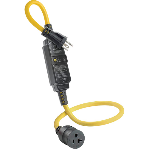 Cordon avec disjoncteur diff&eacute;rentiel (DDFT) &agrave; r&eacute;armement automatique, 120 V, 20 A, Cordon de 3' Consource