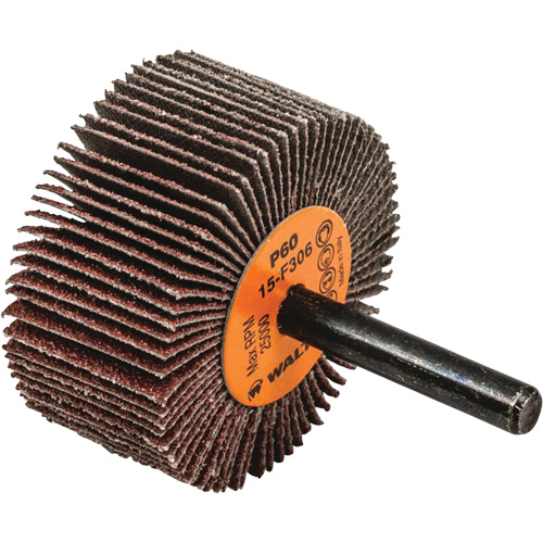 Coolcut Flap Wheel, Aluminum Oxide, 60 Grit, 2" x 1" x 1/4" Consource