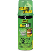Touch 'n Foam&reg; Max Fill Triple Expanding Sealant, 340 g, Aerosol Can, Cream Consource