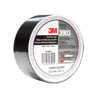 Rubans adh&eacute;sifs en vinyle 3903, 1245 mm (49") la x 46 m (151') lo, 6,5 mils, Noir Consource