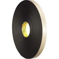 Double-Coated Foam Tape, 66 m (216') L x 12.7 mm (1/2") W, 31 mils, Polyethylene Consource
