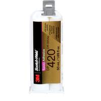 Scotch-Weld Adhesive, 1.25 fl. oz., Cartridge, Two-Part, Off-White Consource