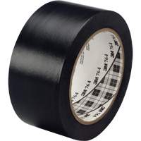 Ruban en vinyle pour travaux g&eacute;n&eacute;raux 764, 25,4 mm (1") la x 32,9 m (108') lo, 5 mils, Noir Consource