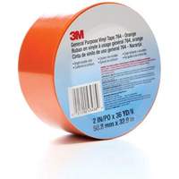 Ruban en vinyle pour travaux g&eacute;n&eacute;raux 764, 50,8 mm (2") la x 32,9 m (108') lo, 5 mils, Orange Consource