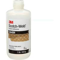 Colle instantan&eacute;e Scotch-Weld, Transparent, Bouteille, 1 lb Consource