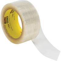 Scotch&reg; 375 Box Sealing Tape, Hot Melt Adhesive, 3.1 mils, 48 mm (1-22/25") x 1500 m (4921') Consource