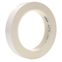 Ruban en vinyle 471, 25,4 mm (1") la x 32,9 m (108') lo, 5,3 mils, Blanc Consource