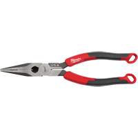 Long Nose Comfort Grip Pliers, 8" L Consource