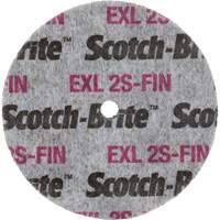 Scotch-Brite EXL Unitized Wheel, 3" x 1/2", 1/4" Arbor Consource