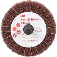 Disque combin&eacute; Scotch-Brite, 2-1/2" dia., Grain 120, Oxyde d'aluminium Consource
