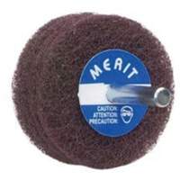 Abrasotex Non-Woven Disc Wheel, 3" Dia. x 1" W, 1/4" Arbor, Aluminum Oxide Consource