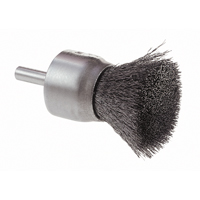 Crimped Wire End Brush, 1", 0.006 Fill Consource