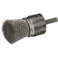 Crimped Wire End Brush, 1", 0.006" Fill Consource