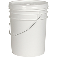 Seau d'usage g&eacute;n&eacute;ral sans couvercle, Plastique, 4 L Consource