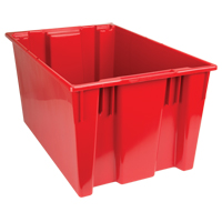 Contenants Stack & Nest, 15" x 29,5" x 19,5", Rouge Consource