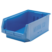 Contenants g&eacute;ants empilables, 12,375" la x 19,75" p x 7,875" h, Bleu Consource