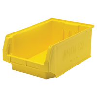 Contenants g&eacute;ants empilables, 12,375" la x 19,75" p x 7,875" h, Jaune Consource