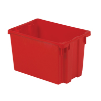 Contenants Stack-N-Nest Polylewton, 12,1" x 19,4" x 12,9", Rouge Consource