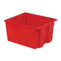 Contenants Stack-N-Nest Polylewton, 13" x 24" x 20", Rouge Consource